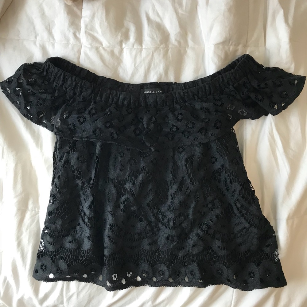 Kendall and Kylie off shoulder shirt